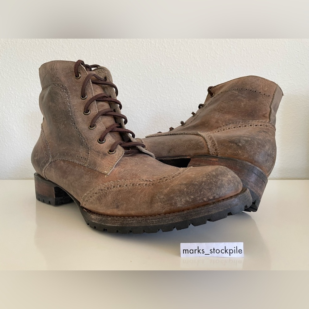 FreeBird by Steven Oscar FM Distressed Leather Boots
Men Sz 12 New